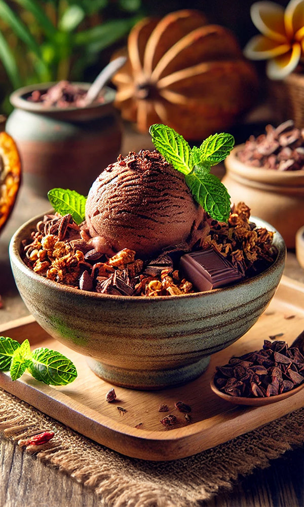 Cacao Cream Sorbet Bowl Recipe