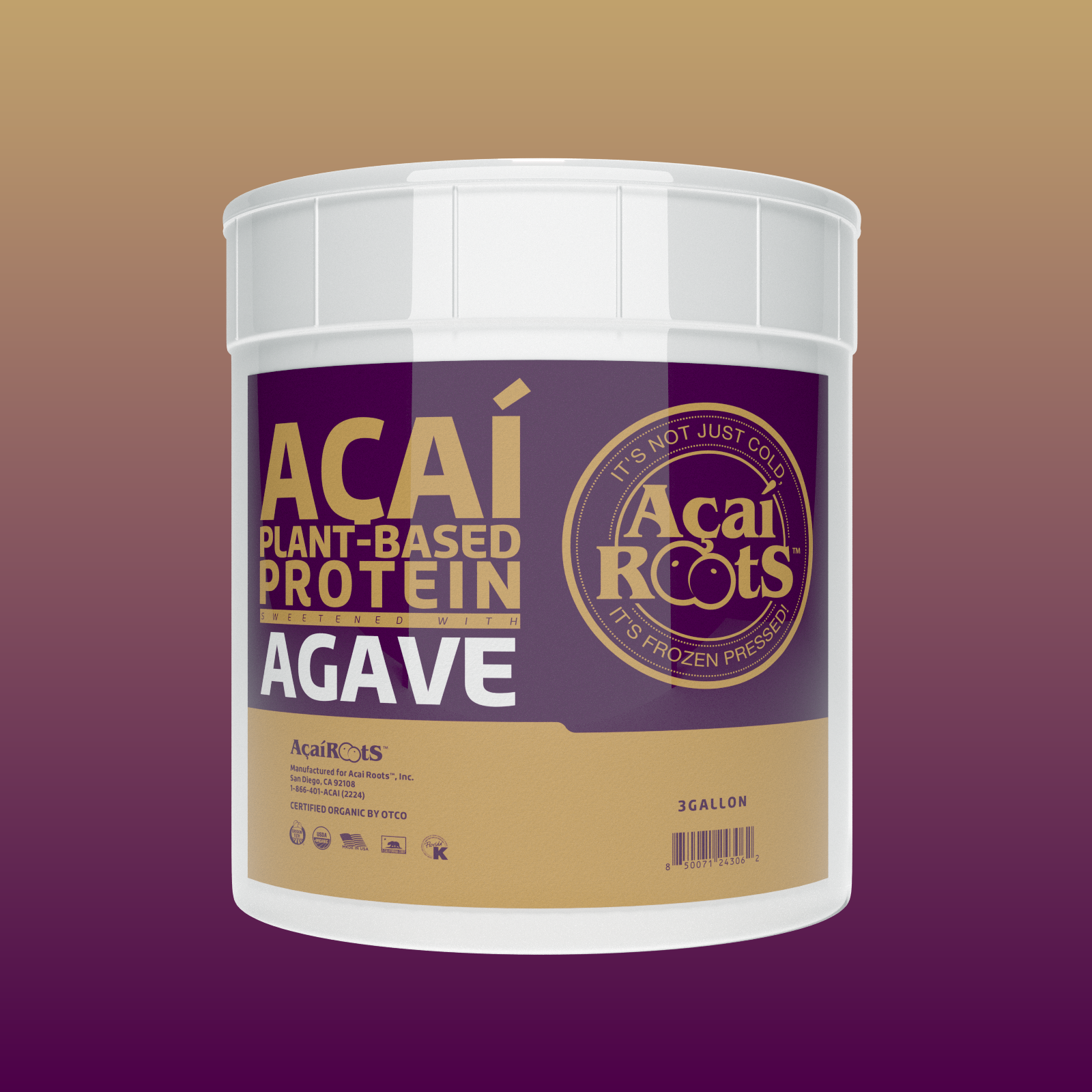 ACAI + PLANT-BASED PROTEIN + AGAVE