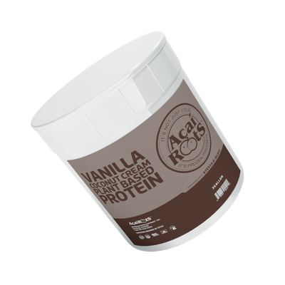 VANILLA + COCONUT CREAM + PLANT BASED PROTEIN