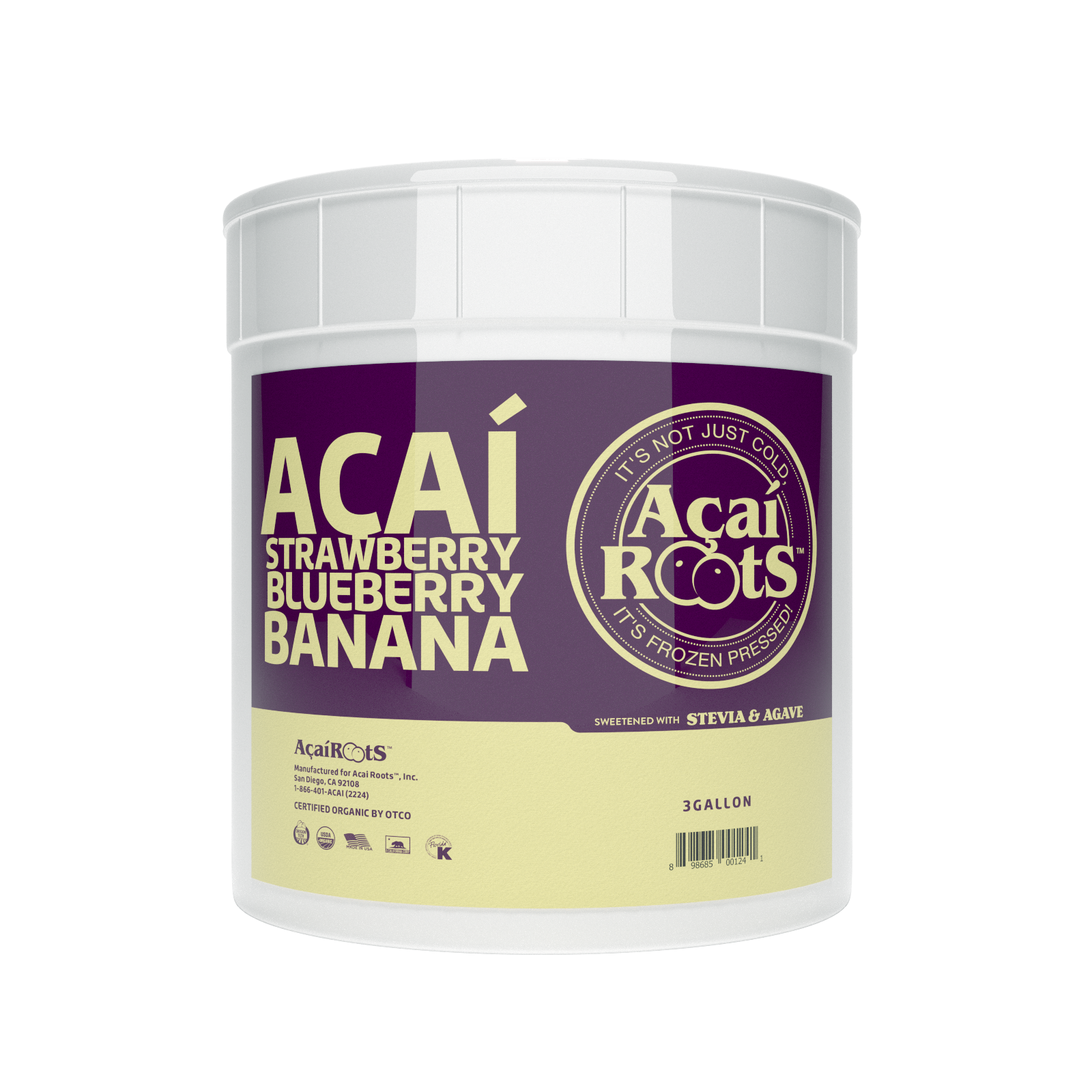 ACAI + STRAWBERRY + BLUEBERRY + BANANA