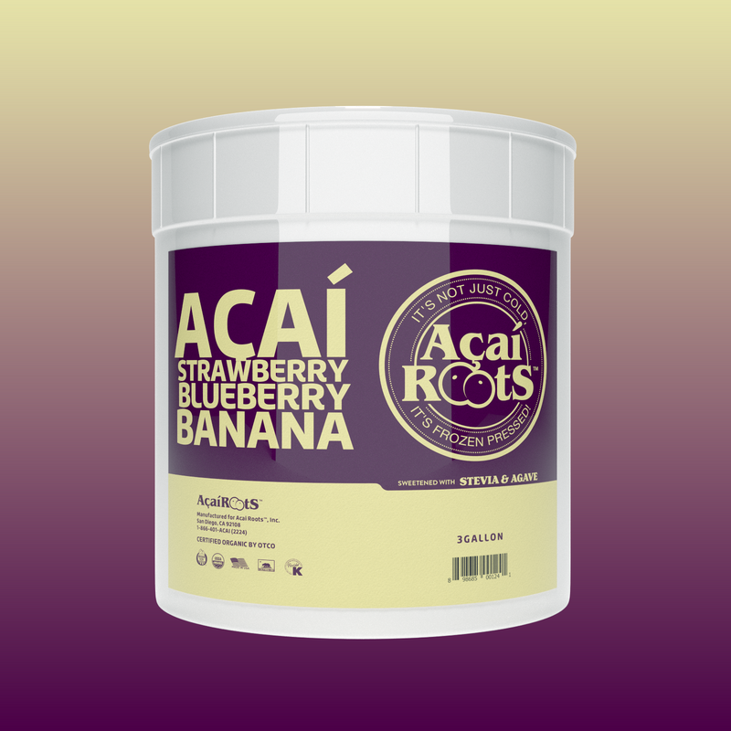 ACAI + STRAWBERRY + BLUEBERRY + BANANA