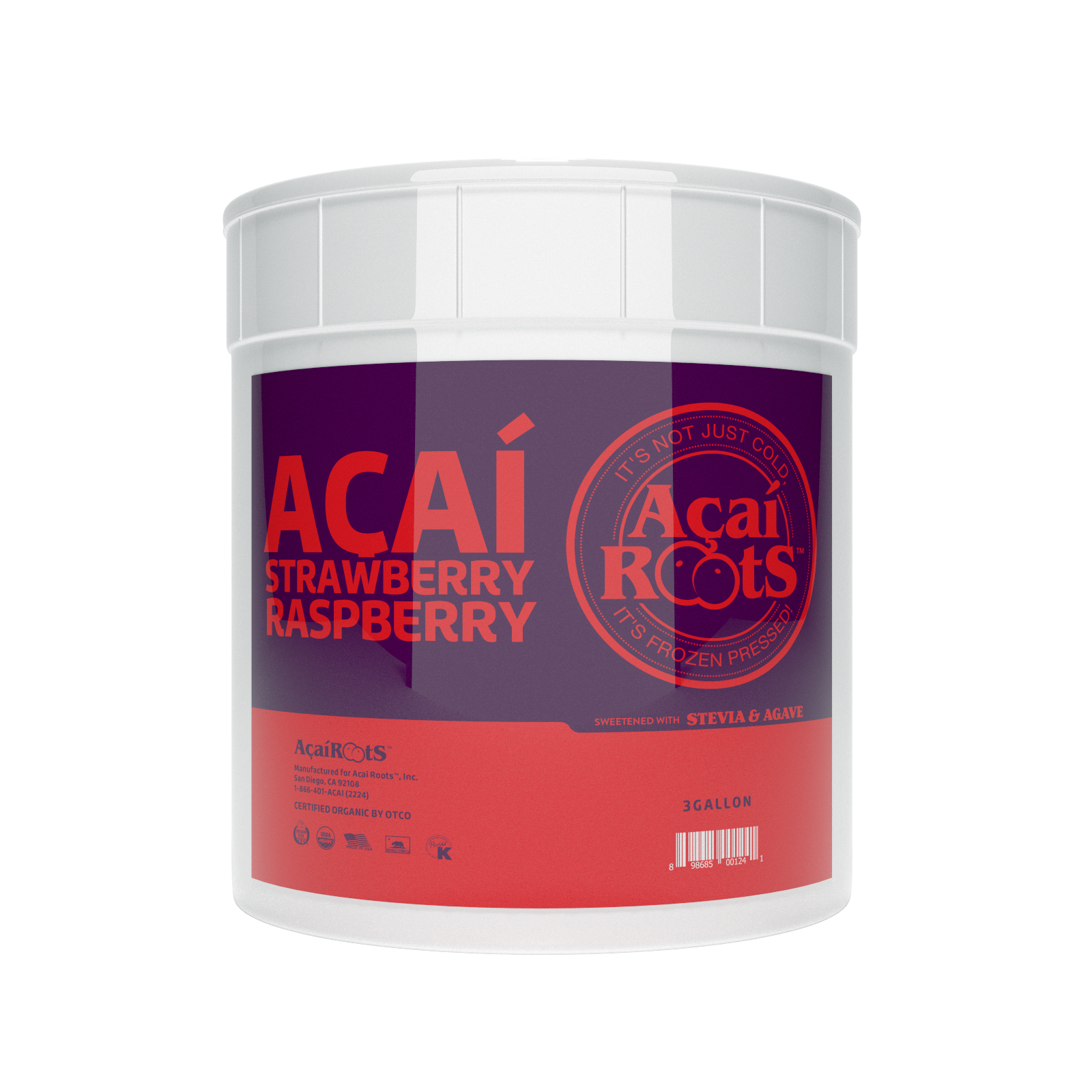 ACAI + STRAWBERRY + RASPBERRY