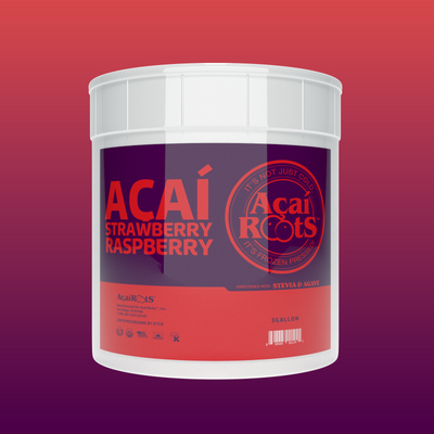 ACAI + STRAWBERRY + RASPBERRY