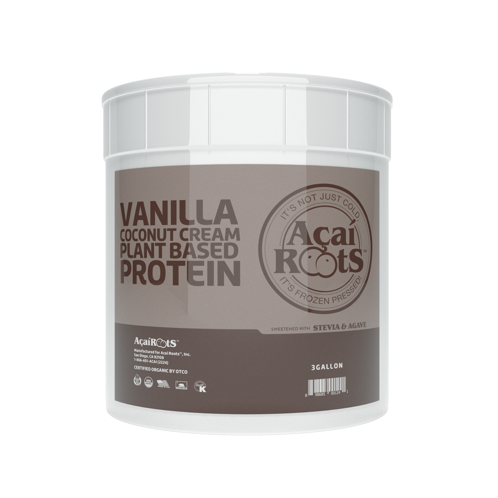 VANILLA + COCONUT CREAM + PLANT BASED PROTEIN