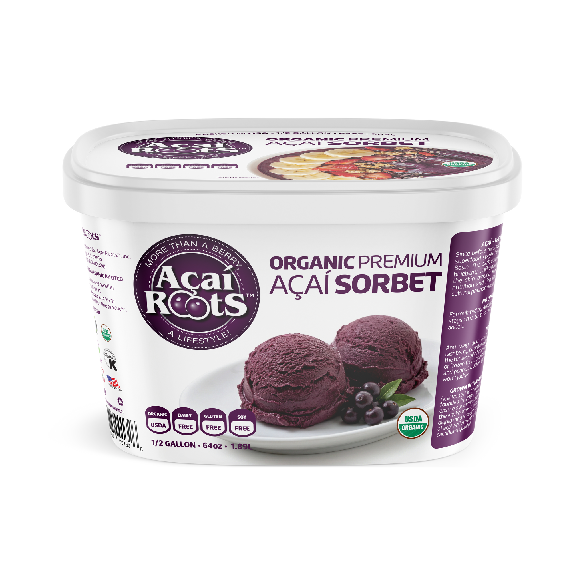 64OZ/48OZ AÇAÍ SORBET