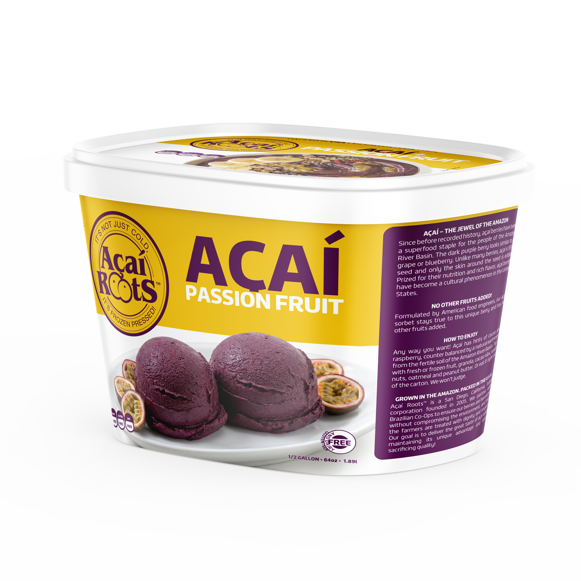 64OZ/48OZ ACAI + PASSION FRUIT