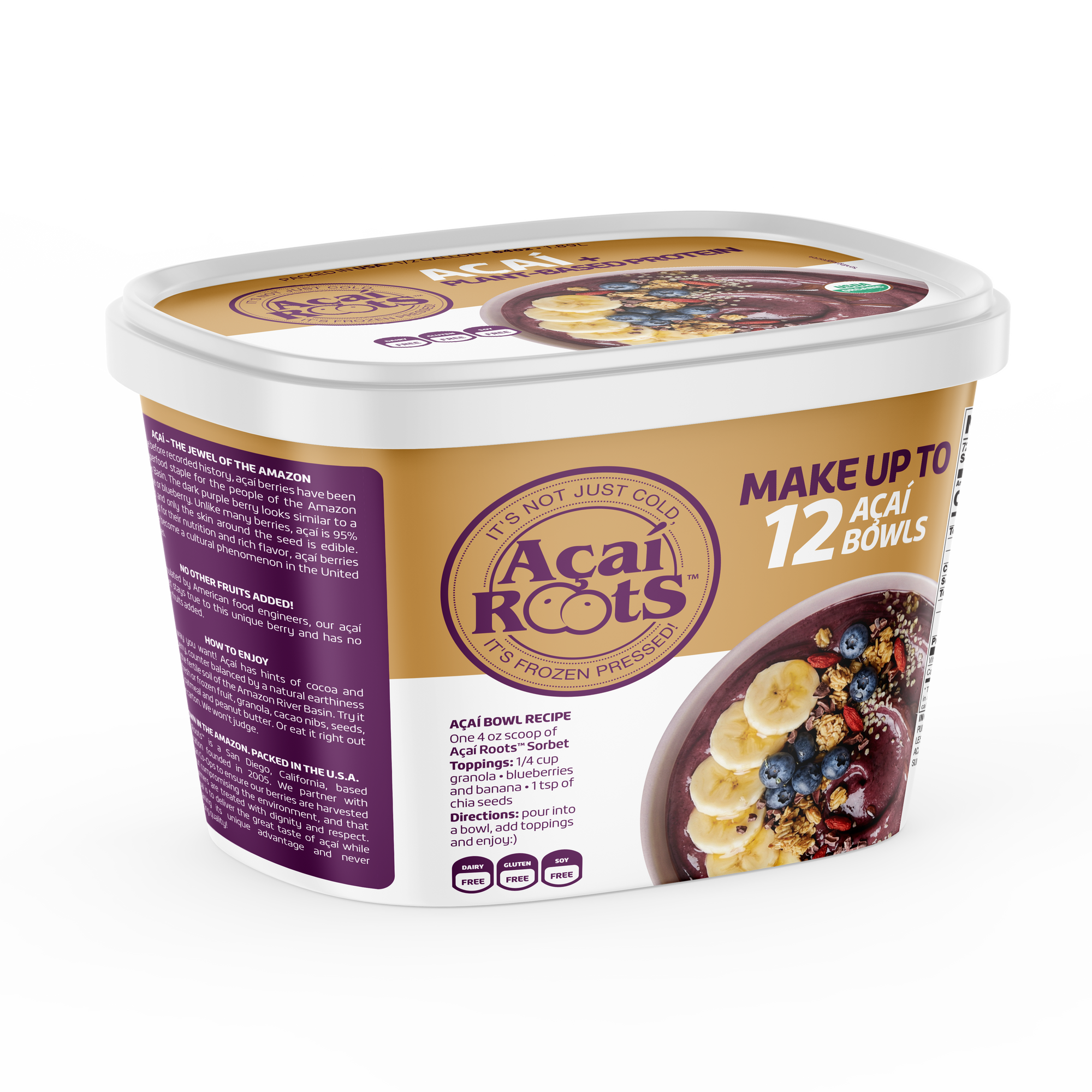64OZ/48OZ ACAI + PLANT-BASED PROTEIN