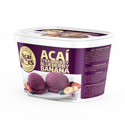 64OZ/48OZ ACAI + STRAWBERRY + BLUEBERRY + BANANA
