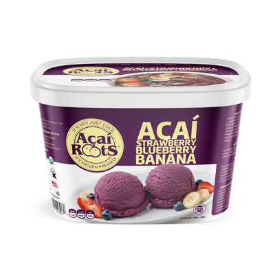 64OZ/48OZ ACAI + STRAWBERRY + BLUEBERRY + BANANA