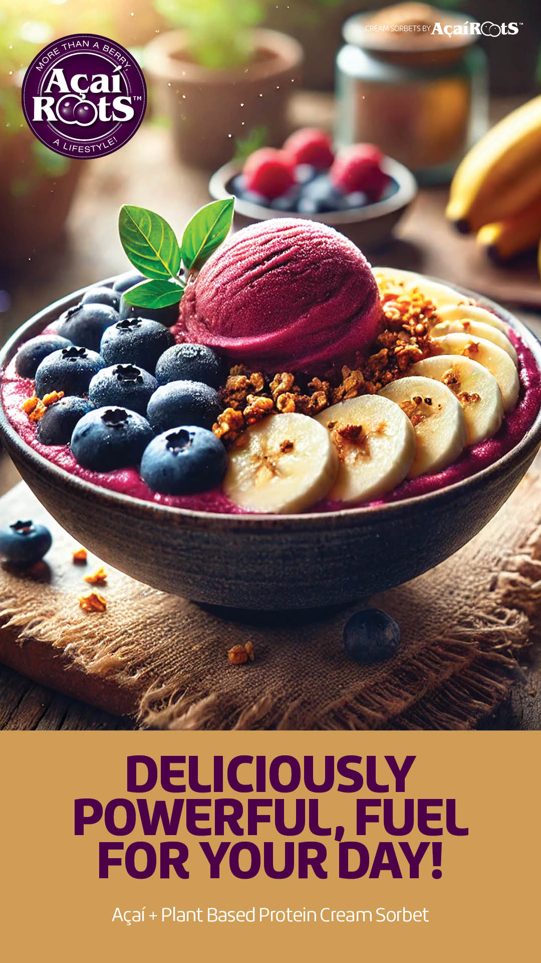 ACAI + PLANT BASED PROTEIN