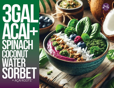 ACAI + SPINACH + COCONUT WATER