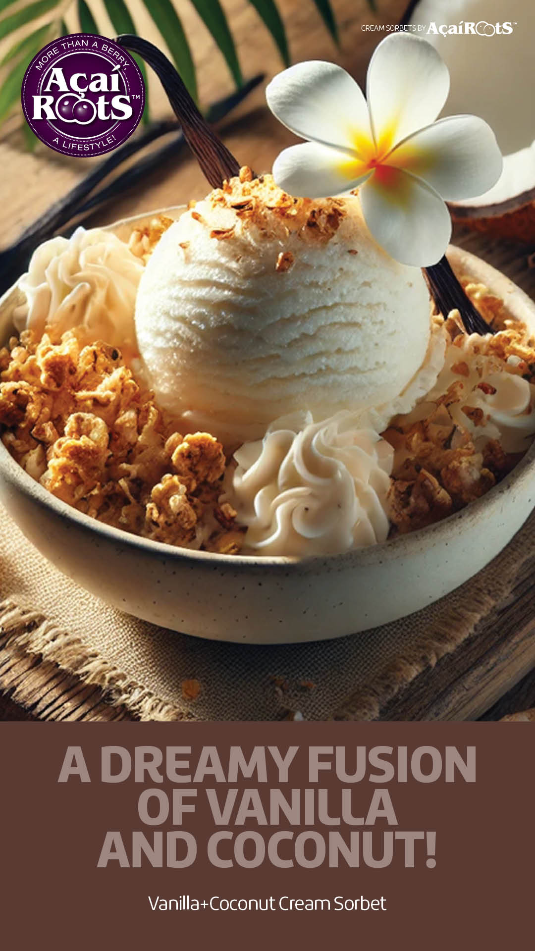 VANILLA + COCONUT CREAM