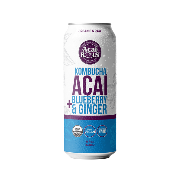 AÇAÍ + BLUEBERRY + GINGER KOMBUCHA - Acai Roots