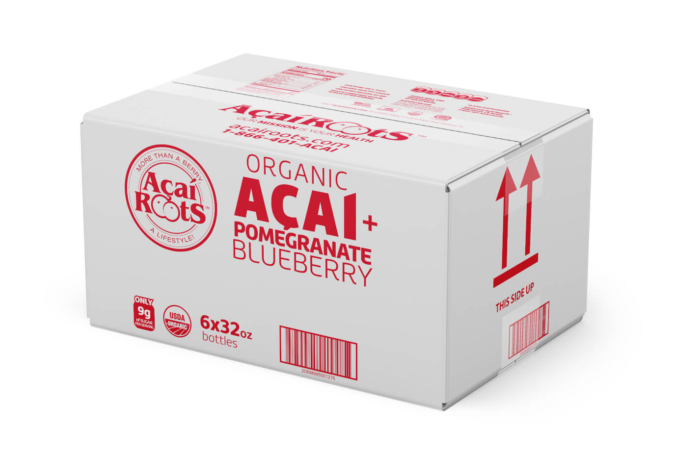 ORGANIC AÇAÍ + POMEGRANATE + BLUEBERRY JUICE (32 OZ)