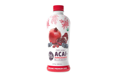 ORGANIC AÇAÍ + POMEGRANATE + BLUEBERRY JUICE (32 OZ)