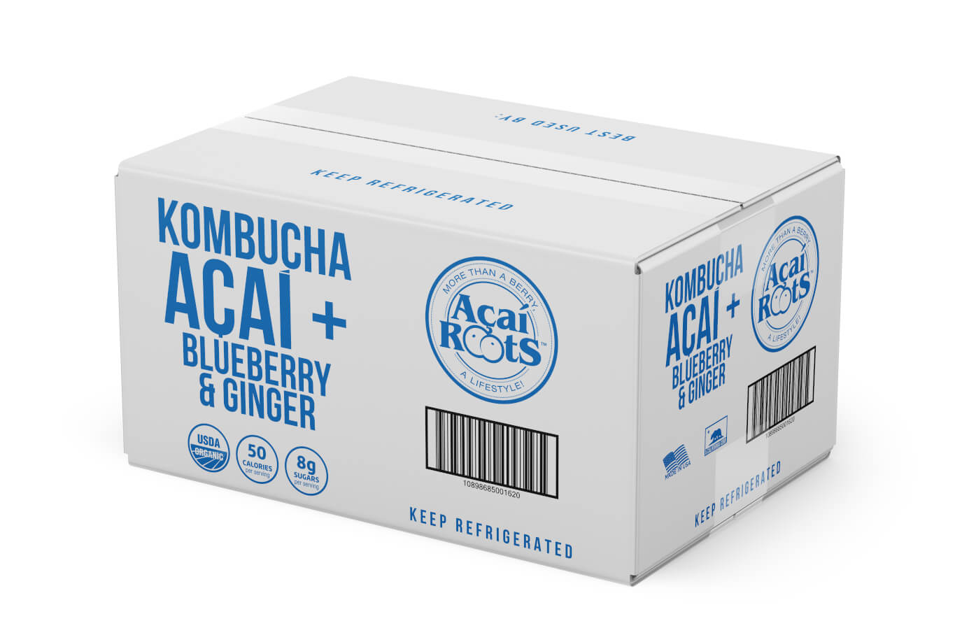 AÇAÍ + BLUEBERRY + GINGER KOMBUCHA