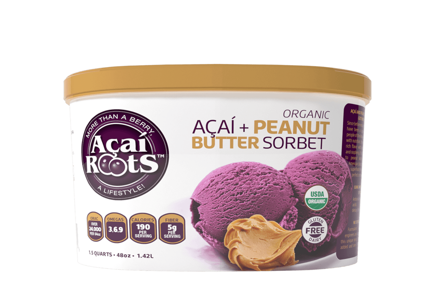 Frozen Sorbet & Pouches Acai Roots