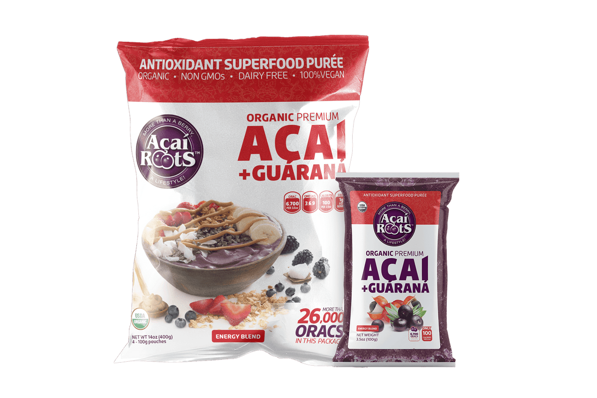 ORGANIC PREMIUM AÇAÍ + GUARANÁ POUCH - Acai Roots