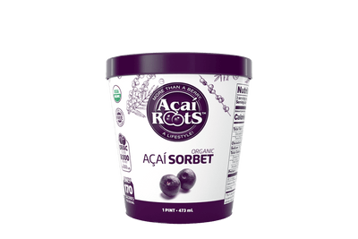 1 Pint ORGANIC PREMIUM AÇAÍ SORBET