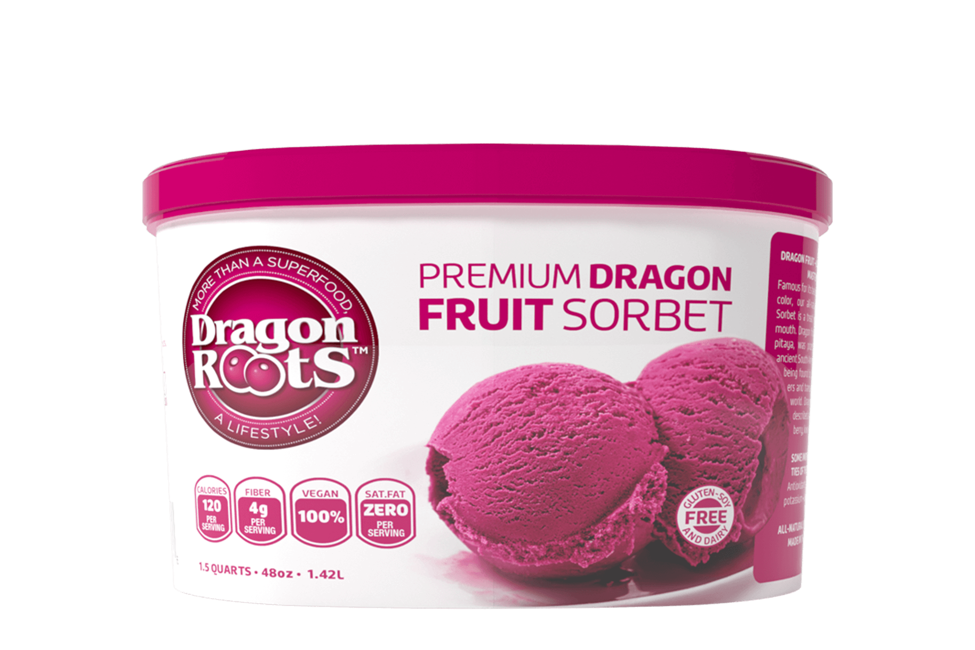 48 OZ DRAGON FRUIT PREMIUM SORBET