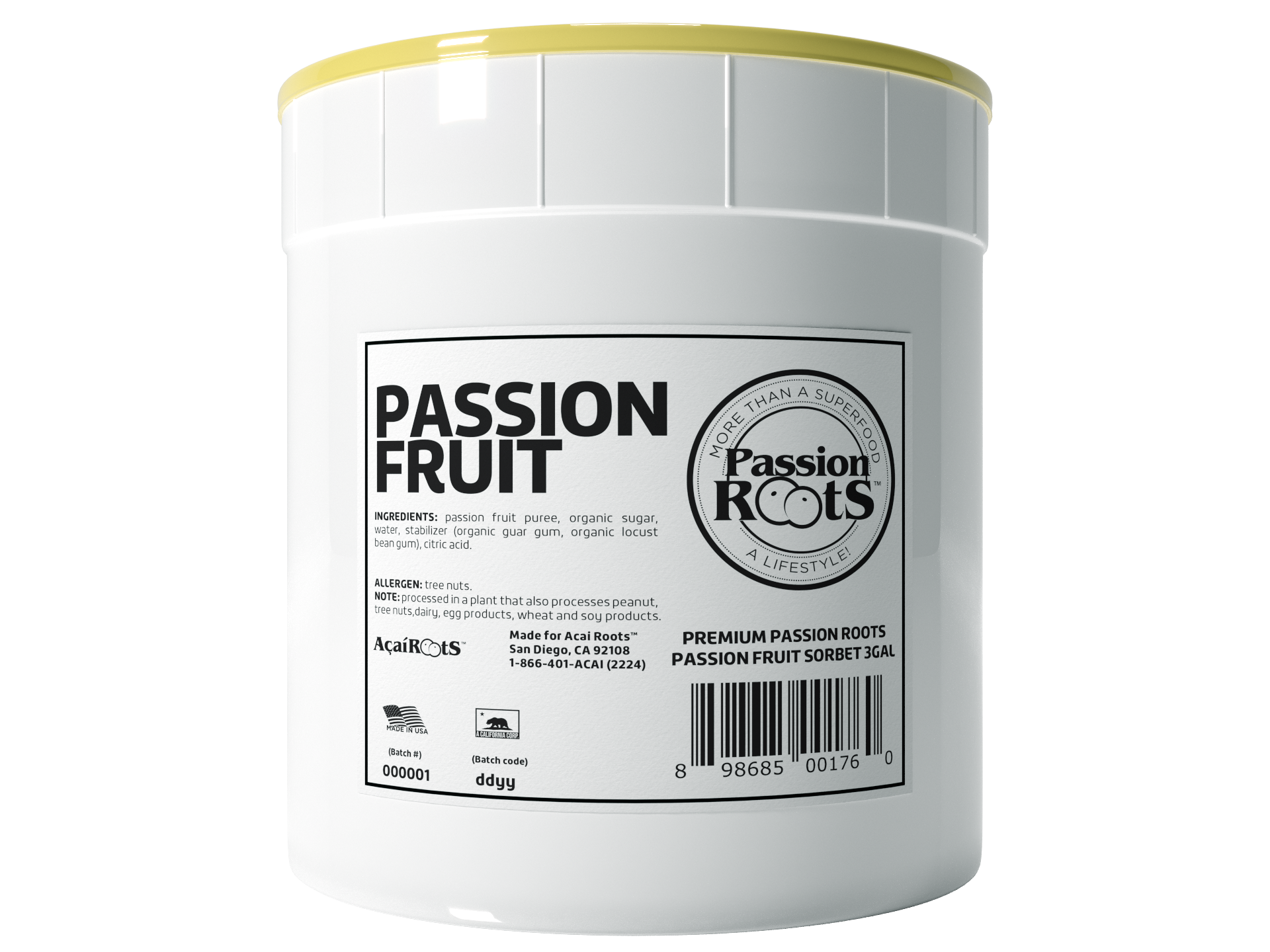 3G PREMIUM PASSION FRUIT CREAM SORBET